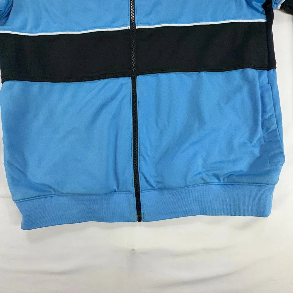 Air Jordan Full Zip Track‎ Jacket Mens XL Black Blue Retro Athletic Logo